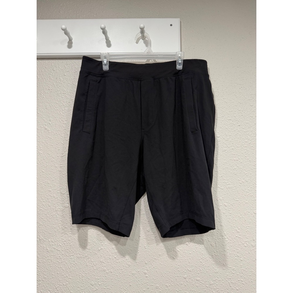 Lululemon City Sweat Shorts XXL Black 11" French Terry Athleisure Activewear Gym